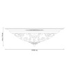 Миниатюра фото потолочный светильник lucia tucci lugo 142.2 r30 brown | 220svet.ru
