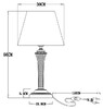 Миниатюра фото настольная лампа arte lamp gracie a7301lt-1pb | 220svet.ru