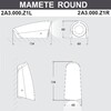 Миниатюра фото фасадный светильник fumagalli mamete round  2a3.000.000.wxz1l | 220svet.ru