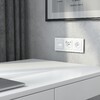 Миниатюра фото накладка для двойной розетки еthernet rj-45 белый акрил werkel w1191141 | 220svet.ru