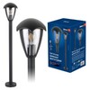 Миниатюра фото уличный светильник (ul-00006817) uniel uul-t80a 60w/e27 ip54 black | 220svet.ru