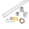 Миниатюра фото комплект вертикального крепежа одиночный  трубкой lightstar profiled 442892 | 220svet.ru