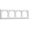 Миниатюра фото рамка из поликарбоната на 4 поста werkel stark белый w0041801 | 220svet.ru