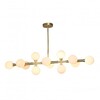 Миниатюра фото подвесная люстра ilamp golden 712p/12 gl-wh | 220svet.ru