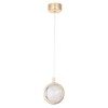Миниатюра фото подвесной светодиодный светильник crystal lux cielo sp6w led gold | 220svet.ru