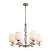 Миниатюра фото подвесная люстра lumion alegra 8334/6 бронза | 220svet.ru