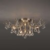 Миниатюра фото потолочная люстра с хрусталем eurosvet vita 10042/12 | 220svet.ru