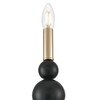 Миниатюра фото бра lumion nana 8106/1w черный/золото | 220svet.ru