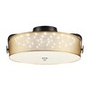 Миниатюра фото потолочный светодиодный светильник lumion drumy 6597/40l черный, античная латунь | 220svet.ru