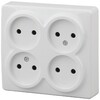 Миниатюра фото розетка эра 4х2p 16a 250v 11-2210-01 б0020706 | 220svet.ru