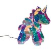 Миниатюра фото светильник декоративный единорог с usb проводом 60 светодиодов rgb свет uniel uld-r503 usb/rgb unicorn | 220svet.ru