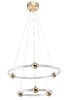 Миниатюра фото подвесная светодиодная люстра zortes  auralia  zrs.57790.94 | 220svet.ru