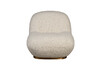 Миниатюра фото кресло без подлокотников букле бежевое garda decor 58db-19290 | 220svet.ru