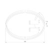 Миниатюра фото светодиодная люстра eurosvet luminari 90247/3 черный / золото | 220svet.ru