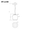 Миниатюра фото подвесной светодиодный светильник st luce ripple sl6014.413.01 | 220svet.ru