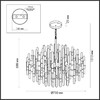 Миниатюра фото подвесная люстра odeon light stika 4988/12 | 220svet.ru