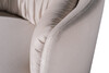 Миниатюра фото кресло поворотное велюр кремовый 76*72*71см garda decor zw-06101 | 220svet.ru