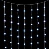 Миниатюра фото гирлянда занавес облегченный 2 x 3 м белый 220в, 600 led, провод прозрачный пвх, ip54 ltc pcl600not-10-2w | 220svet.ru