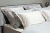 Миниатюра фото комплект наволочек нувола принт тенсель серый 50*70 garda decor 144hf-10308 | 220svet.ru