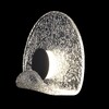 Миниатюра фото настенный светодиодный светильник crystal lux wave ap6w led transparent | 220svet.ru