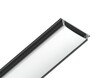 Миниатюра фото профиль накладной гибкий для светодиодной ленты ambrella illumination gp1600bk | 220svet.ru
