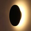Миниатюра фото уличный настенынй светодиодный светильник arte lamp nimbo a3412al-1bk | 220svet.ru