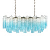Миниатюра фото подвесная люстра loft it murano 10580/1000r clear blue | 220svet.ru