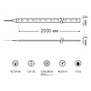 Миниатюра фото лента gauss 10w/m 120led/m 2835smd нейтральный белый 2m bt037 | 220svet.ru