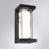Миниатюра фото уличный настенный светодиодный светильник arte lamp ulysses a8510al-1bk | 220svet.ru