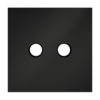 Миниатюра фото накладка для розетки телевизионной оконечной tv+sat voltum s70 vls001608 (черный матовый) | 220svet.ru