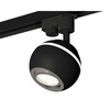 Миниатюра фото комплект трекового светильника ambrella light track system xt1102022 sbk/psl черный песок/серебро полированное (a2521, c1102, n7003) | 220svet.ru