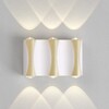 Миниатюра фото настенный светодиодный светильник crystal lux clt 022w3 wh-go 4000k | 220svet.ru