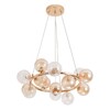 Миниатюра фото подвесная люстра arte lamp etereo a5261lm-15go | 220svet.ru