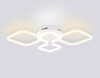 Миниатюра фото потолочная светодиодная люстра с пультом ду ambrella light acrylica fa3822 | 220svet.ru