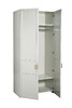 Миниатюра фото шкаф двухдверный с полками и штангой garda decor 151sv-00009 | 220svet.ru