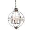 Миниатюра фото подвесная люстра impero nickel delight collection | 220svet.ru