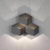 Миниатюра фото настенный светодиодный светильник designled gw palmira gw-1101-3-9-bl-nw 002367 | 220svet.ru
