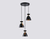 Миниатюра фото подвесной светильник ambrella light traditional loft tr8470/3 bk/fgd | 220svet.ru