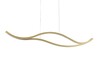 Миниатюра фото подвесной светодиодный светильник newport loren 15205/s brass м0070232 | 220svet.ru