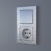 Миниатюра фото розетка с заземлением werkel hammer серебряные w1271006 | 220svet.ru