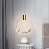 Миниатюра фото подвесной светильник imperium loft babetta ring 2 brass 4000к 186736-23 | 220svet.ru
