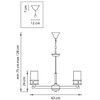 Миниатюра фото подвесная люстра lightstar cero 731067 | 220svet.ru