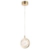 Миниатюра фото подвесной светодиодный светильник crystal lux cielo sp6w led gold | 220svet.ru