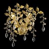 Миниатюра фото настенный светильник crystal lux eden ap2 gold | 220svet.ru