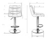 Миниатюра фото стул барный dobrin tailor white lm-5017-n_w-m_v-mj9-10-12272 | 220svet.ru