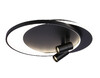 Миниатюра фото настенно-потолочный светодиодный светильник с пультом ду ambrella light comfort fl51393 | 220svet.ru