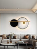 Миниатюра фото настенный светодиодный светильник inodesign round black 44.4680 | 220svet.ru