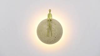 Миниатюра фото настенный светодиодный светильник odeon light confucius 7011/5wl | 220svet.ru