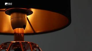 Миниатюра фото настольная лампа eglo carlton 2 95787 | 220svet.ru