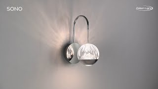 Миниатюра фото подвесная светодиодная каскадная люстра odeon light sono 5100/60l хром | 220svet.ru